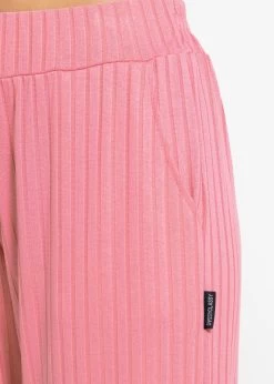 Weite, Gerippte Jerseyhose - Rosa 13 Weite, Gerippte Jerseyhose - Rosa -Sassyclassy sassyclassy weite gerippte jerseyhose rosa S4203H6995 5