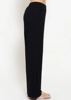 Weite, Gerippte Jerseyhose - Schwarz 11 Weite, Gerippte Jerseyhose - Schwarz -Sassyclassy sassyclassy weite gerippte jerseyhose schwarz S4203H6994 2