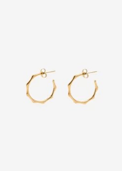 Wellenförmige Slim Creolen - Gold -Sassyclassy sassyclassy wellenformige slim creolen gold S3207A1428 2rorjDf6EjnwYo